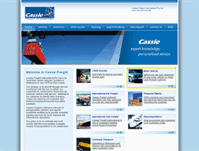 Tablet Screenshot of cassie.com.au